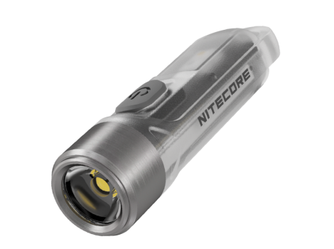 Мощный мини-фонарик Nitecore TIKI, прозрачный