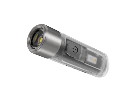 Мощный мини-фонарик Nitecore TIKI, прозрачный