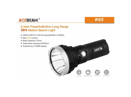 Поисковый фонарь Acebeam K65