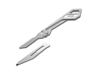 Ультратонкий титановый наключный складной нож Nitecore NTK05