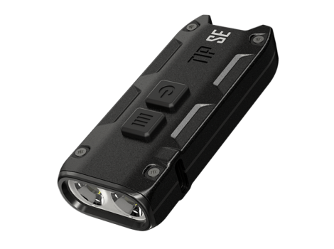 Мощный наключный фонарь Nitecore TIP SE, черный