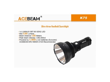 Поисковый фонарь Acebeam K75