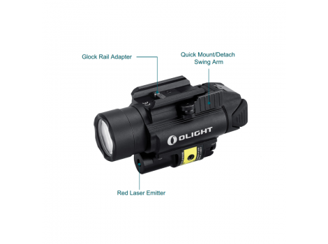 Подствольный фонарь Olight PL-2RL BALDR (с лазером)